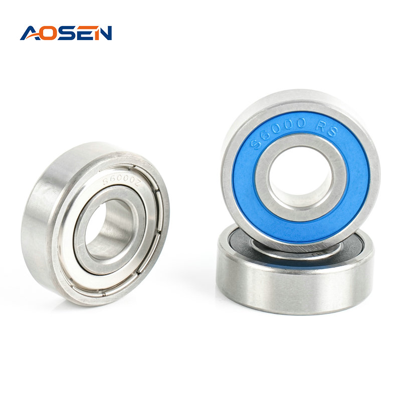 Roulements rigides à billes en acier inoxydable SS 6000 ZZ/2RS